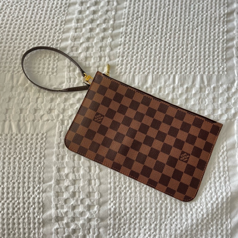 Preloved LV Damier Ebene Neverfull MM Pouch (Pouch Only)
